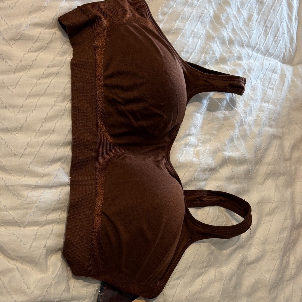 Women's Brown Seamless Bra